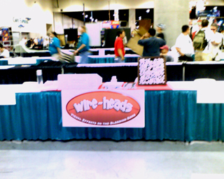 Terrible Photo -- the booth!