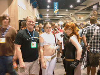 Me and a couple of Star Wars babes